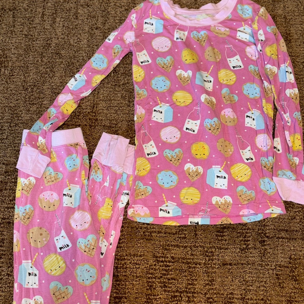 Pink Milk & Cookies PJ set